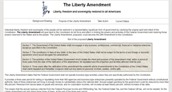 Desktop Screenshot of libertyamendment.com